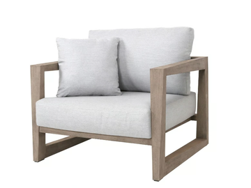 SKAAL - Garden armchair with armrests by Les Jardins® - view 2